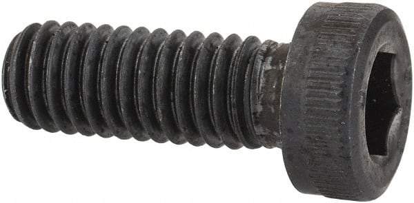Unbrako - M6x1.00 Metric Coarse Hex Socket Drive, Low Socket Cap Screw - Grade 10.9 Alloy Steel, Black Oxide Finish, 16mm Length Under Head - Eagle Tool & Supply