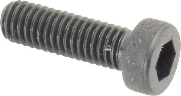 Unbrako - M6x1.00 Metric Coarse Hex Socket Drive, Low Socket Cap Screw - Grade 10.9 Alloy Steel, Black Oxide Finish, 20mm Length Under Head - Eagle Tool & Supply