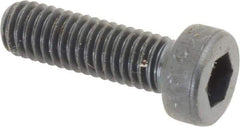 Unbrako - M6x1.00 Metric Coarse Hex Socket Drive, Low Socket Cap Screw - Grade 10.9 Alloy Steel, Black Oxide Finish, 20mm Length Under Head - Eagle Tool & Supply