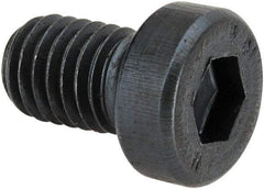 Unbrako - M8x1.25 Metric Coarse Hex Socket Drive, Low Socket Cap Screw - Grade 10.9 Alloy Steel, Black Oxide Finish, 12mm Length Under Head - Eagle Tool & Supply