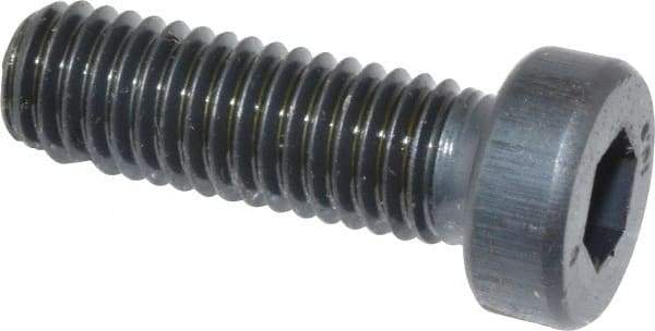 Unbrako - M8x1.25 Metric Coarse Hex Socket Drive, Low Socket Cap Screw - Grade 10.9 Alloy Steel, Black Oxide Finish, 25mm Length Under Head - Eagle Tool & Supply
