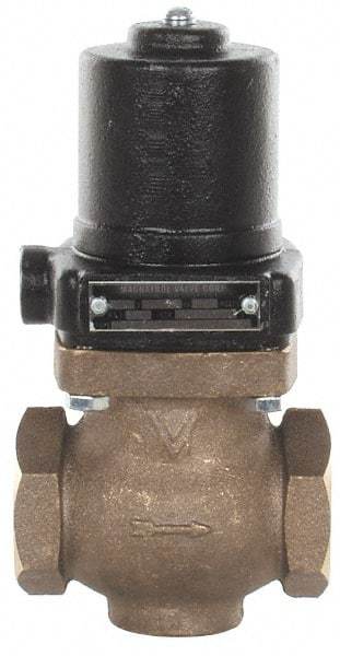 Magnatrol Valve - 1-1/4" Port, 2 Way, Solenoid Valve - Normally Closed - Eagle Tool & Supply