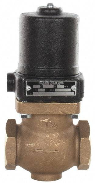 Magnatrol Valve - 1-1/2" Port, 2 Way, Solenoid Valve - Normally Closed - Eagle Tool & Supply