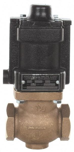 Magnatrol Valve - 1-1/2" Port, 2 Way, Solenoid Valve - Normally Closed - Eagle Tool & Supply