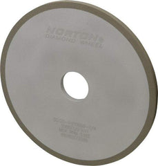 Norton - 7" Diam x 1-1/4" Hole x 1/4" Thick, 120 Grit Surface Grinding Wheel - Diamond, Type 1A1, Fine Grade, Resinoid Bond - Eagle Tool & Supply