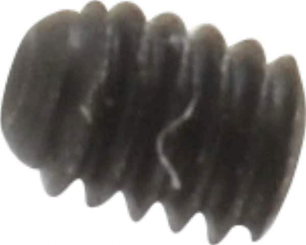 Unbrako - #1-72 UNF, 3/32" OAL, Cup Point Set Screw - Grade 8 Alloy Steel, 0.035" Key - Eagle Tool & Supply