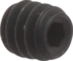 Unbrako - #2-56 UNC, 3/32" OAL, Cup Point Set Screw - Grade 8 Alloy Steel, 0.035" Key - Eagle Tool & Supply