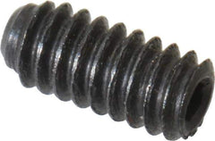 Unbrako - #2-56 UNC, 3/16" OAL, Cup Point Set Screw - Grade 8 Alloy Steel, 0.035" Key - Eagle Tool & Supply