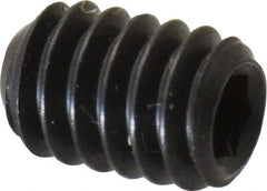 Unbrako - #5-40 UNC, 3/16" OAL, Cup Point Set Screw - Grade 8 Alloy Steel, 1/16" Key - Eagle Tool & Supply