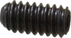 Unbrako - #5-40 UNC, 1/4" OAL, Cup Point Set Screw - Grade 8 Alloy Steel, 1/16" Key - Eagle Tool & Supply