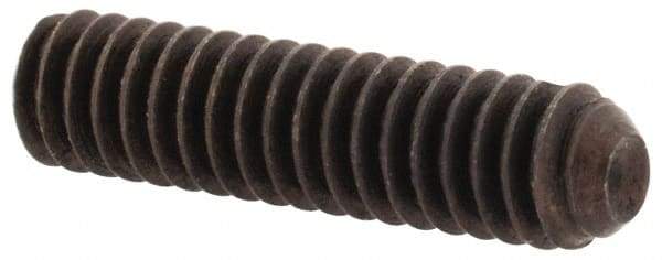 Unbrako - #5-40 UNC, 1/2" OAL, Cup Point Set Screw - Grade 8 Alloy Steel, 1/16" Key - Eagle Tool & Supply