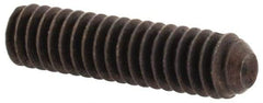 Unbrako - #5-40 UNC, 1/2" OAL, Cup Point Set Screw - Grade 8 Alloy Steel, 1/16" Key - Eagle Tool & Supply