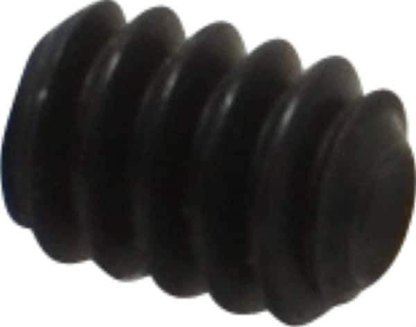 Unbrako - #6-32 UNC, 3/16" OAL, Cup Point Set Screw - Grade 8 Alloy Steel, 1/16" Key - Eagle Tool & Supply