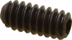 Unbrako - #6-32 UNC, 5/16" OAL, Cup Point Set Screw - Grade 8 Alloy Steel, 1/16" Key - Eagle Tool & Supply