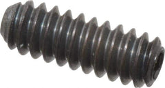 Unbrako - #6-32 UNC, 3/8" OAL, Cup Point Set Screw - Grade 8 Alloy Steel, 1/16" Key - Eagle Tool & Supply