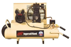 Ingersoll-Rand - 2 hp, 8 Gal Stationary Electric TWIN Screw Air Compressor - Single Phase, 135 Max psi, 110/230 Volt - Eagle Tool & Supply