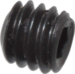 Unbrako - #6-40 UNF, 1/8" OAL, Cup Point Set Screw - Grade 8 Alloy Steel, 1/16" Key - Eagle Tool & Supply