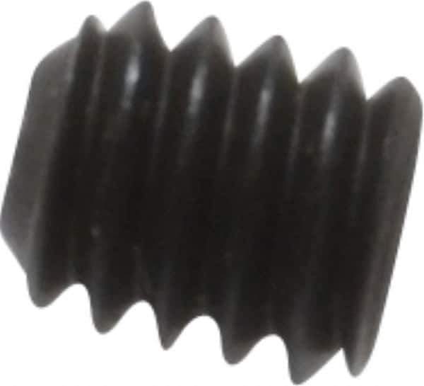 Unbrako - #8-32 UNC, 3/16" OAL, Cup Point Set Screw - Grade 8 Alloy Steel, 5/64" Key - Eagle Tool & Supply