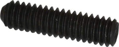 Unbrako - #8-32 UNC, 5/8" OAL, Cup Point Set Screw - Grade 8 Alloy Steel, 5/64" Key - Eagle Tool & Supply