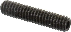 Unbrako - #8-32 UNC, 3/4" OAL, Cup Point Set Screw - Grade 8 Alloy Steel, 5/64" Key - Eagle Tool & Supply