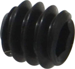 Unbrako - #10-24 UNC, 3/16" OAL, Cup Point Set Screw - Grade 8 Alloy Steel, 3/32" Key - Eagle Tool & Supply