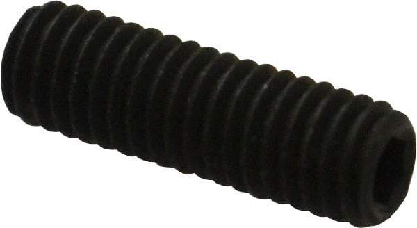 Unbrako - #10-32 UNF, 5/8" OAL, Cup Point Set Screw - Grade 8 Alloy Steel, 3/32" Key - Eagle Tool & Supply