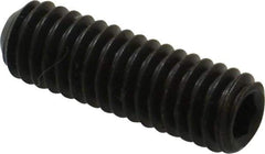 Unbrako - 5/16-18 UNC, 1" OAL, Cup Point Set Screw - Grade 8 Alloy Steel, 3/32" Key - Eagle Tool & Supply