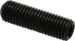 Unbrako - 5/16-24 UNF, 1" OAL, Cup Point Set Screw - Grade 8 Alloy Steel, 3/32" Key - Eagle Tool & Supply