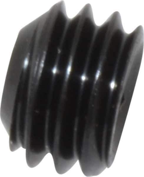 Unbrako - 3/8-16 UNC, 1/4" OAL, Cup Point Set Screw - Grade 8 Alloy Steel, 3/16" Key - Eagle Tool & Supply