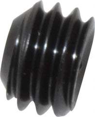 Unbrako - 3/8-16 UNC, 1/4" OAL, Cup Point Set Screw - Grade 8 Alloy Steel, 3/16" Key - Eagle Tool & Supply