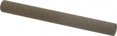 Norton - 4" Long x 3/8" Diam x 3/8" Thick, Aluminum Oxide Sharpening Stone - Round, Coarse Grade - Eagle Tool & Supply