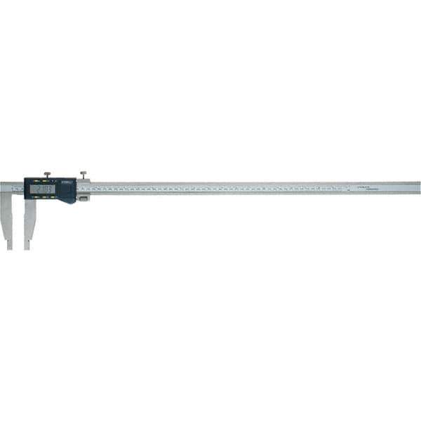 Fowler - 0 to 600mm Range, 0.01mm Resolution, Electronic Caliper - 4" Jaws, 8mm Accuracy, Serial Output - Eagle Tool & Supply