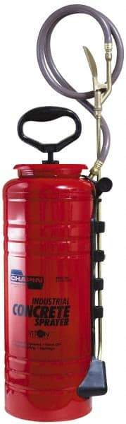 Chapin - 3.5 Gal Chemical Safe Garden Hand Sprayer - Coated Steel Tank, Wide Mouth, Reinforced Hose, For Concrete Applications - Eagle Tool & Supply