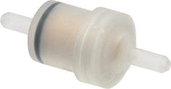 Norgren - 0.15" Outlet, Inline Filters, Regulators & Lubricators - Miniature Inline Filter, 1.58" Long - Eagle Tool & Supply