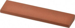 Norton - 4" Long x 1" Diam x 7/16" Thick, Aluminum Oxide Sharpening Stone - Round, Fine Grade - Eagle Tool & Supply