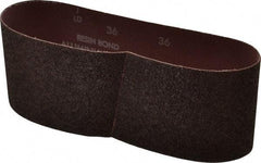 Norton - 4" Wide x 24" OAL, 36 Grit, Aluminum Oxide Abrasive Belt - Aluminum Oxide, Very Coarse, Coated, X Weighted Cloth Backing, Series R228 - Eagle Tool & Supply