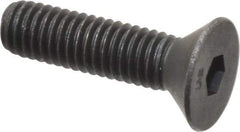 Unbrako - #10-32 UNF Hex Socket Drive, 82° Flat Screw - Alloy Steel, Black Oxide Finish, 3/4" OAL - Eagle Tool & Supply