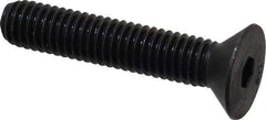 Unbrako - 3/8-16 UNC Hex Socket Drive, 82° Flat Screw - Alloy Steel, Black Oxide Finish, 2" OAL - Eagle Tool & Supply