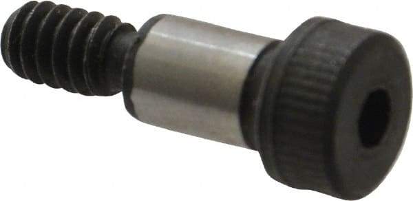Unbrako - 1/4" Shoulder Diam x 3/8" Shoulder Length, #10-24 UNC, Hex Socket Shoulder Screw - 8 Alloy Steel, 0.357 to 3/8" Head Diam - Eagle Tool & Supply
