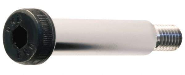 Unbrako - 12mm Shoulder Diam x 90mm Shoulder Length, M10x1.5 Metric Coarse, Hex Socket Shoulder Screw - 12.9 Alloy Steel, 9mm Head Height x 18mm Head Diam - Eagle Tool & Supply