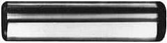 Made in USA - 8mm Diam x 35mm Pin Length Alloy Steel Standard Dowel Pin - Bright Finish, C 47-58 & C 60 (Surface) Hardness, 1 Beveled & 1 Rounded End - Eagle Tool & Supply