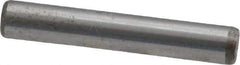 Unbrako - 1/8" Diam x 3/4" Pin Length Grade 8 Alloy Steel Oversized Dowel Pin - C 60 (Surface) & C 50-58 Hardness, 1,845 Lb Breaking Strength, 1 Beveled & 1 Rounded End - Eagle Tool & Supply