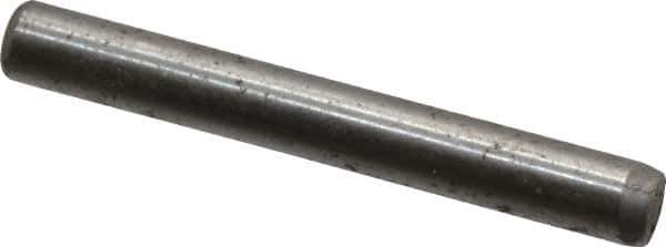 Unbrako - 1/8" Diam x 1" Pin Length Grade 8 Alloy Steel Oversized Dowel Pin - C 60 (Surface) & C 50-58 Hardness, 1,845 Lb Breaking Strength, 1 Beveled & 1 Rounded End - Eagle Tool & Supply