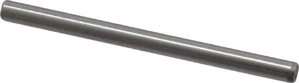 Unbrako - 1/8" Diam x 1-3/4" Pin Length Grade 8 Alloy Steel Oversized Dowel Pin - C 60 (Surface) & C 50-58 Hardness, 1,845 Lb Breaking Strength, 1 Beveled & 1 Rounded End - Eagle Tool & Supply