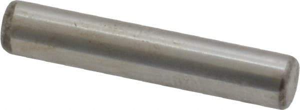 Unbrako - 3/16" Diam x 1" Pin Length Grade 8 Alloy Steel Oversized Dowel Pin - C 60 (Surface) & C 50-58 Hardness, 4,140 Lb Breaking Strength, 1 Beveled & 1 Rounded End - Eagle Tool & Supply