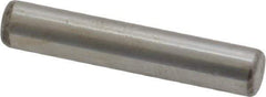 Unbrako - 3/16" Diam x 1" Pin Length Grade 8 Alloy Steel Oversized Dowel Pin - C 60 (Surface) & C 50-58 Hardness, 4,140 Lb Breaking Strength, 1 Beveled & 1 Rounded End - Eagle Tool & Supply