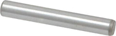 Unbrako - 3/16" Diam x 1-1/4" Pin Length Grade 8 Alloy Steel Oversized Dowel Pin - C 60 (Surface) & C 50-58 Hardness, 4,140 Lb Breaking Strength, 1 Beveled & 1 Rounded End - Eagle Tool & Supply