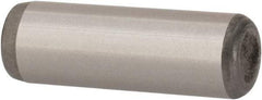 Unbrako - 1/4" Diam x 3/4" Pin Length Grade 8 Alloy Steel Oversized Dowel Pin - C 60 (Surface) & C 50-58 Hardness, 7,370 Lb Breaking Strength, 1 Beveled & 1 Rounded End - Eagle Tool & Supply