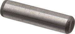 Unbrako - 1/4" Diam x 1" Pin Length Grade 8 Alloy Steel Oversized Dowel Pin - C 60 (Surface) & C 50-58 Hardness, 7,370 Lb Breaking Strength, 1 Beveled & 1 Rounded End - Eagle Tool & Supply