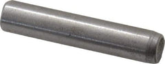 Unbrako - 1/4" Diam x 1-1/4" Pin Length Grade 8 Alloy Steel Oversized Dowel Pin - C 60 (Surface) & C 50-58 Hardness, 7,370 Lb Breaking Strength, 1 Beveled & 1 Rounded End - Eagle Tool & Supply